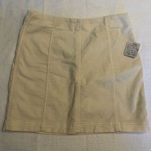 Free People Modern Femme Cord Mini Skirt